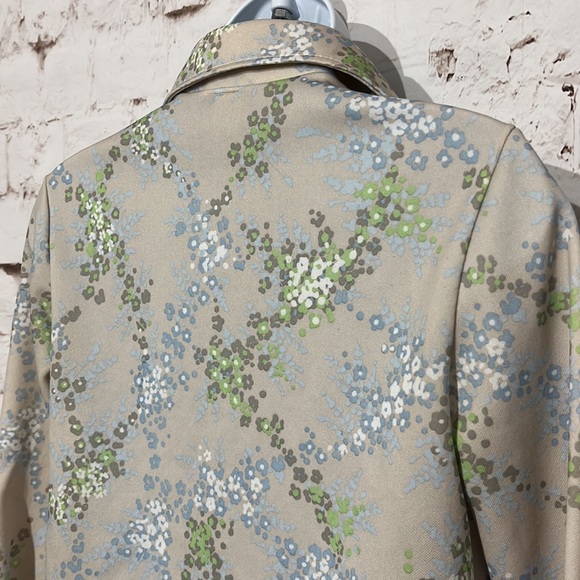 ✨VTG✨70s Polyester Disco Shirt, Size 8 - Picture 5 of 9